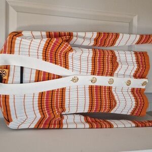 TORY BURCH Ribbed Cardigan Medium